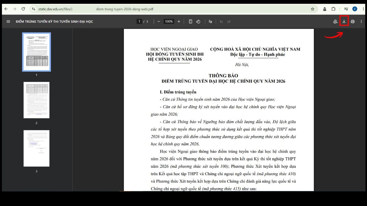 Tải file PDF từ trang web máy tính