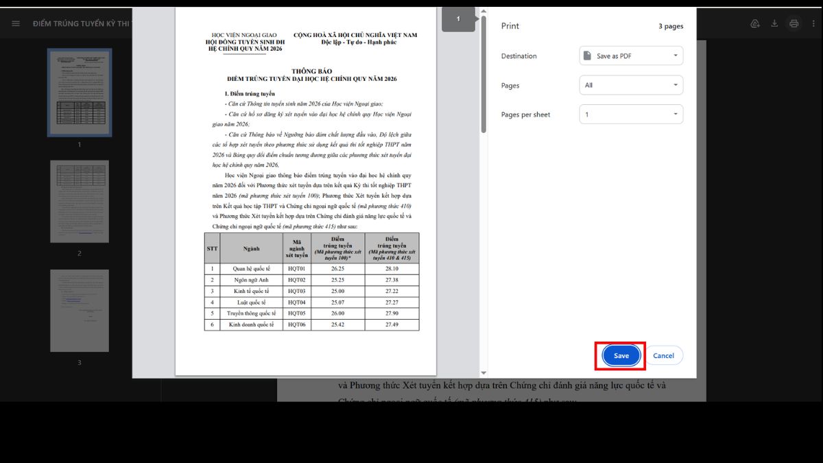 Tải file PDF từ Google Drive về máy tính