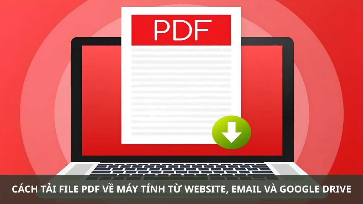 Cách tải file PDF về máy tính từ website, email và Google Drive