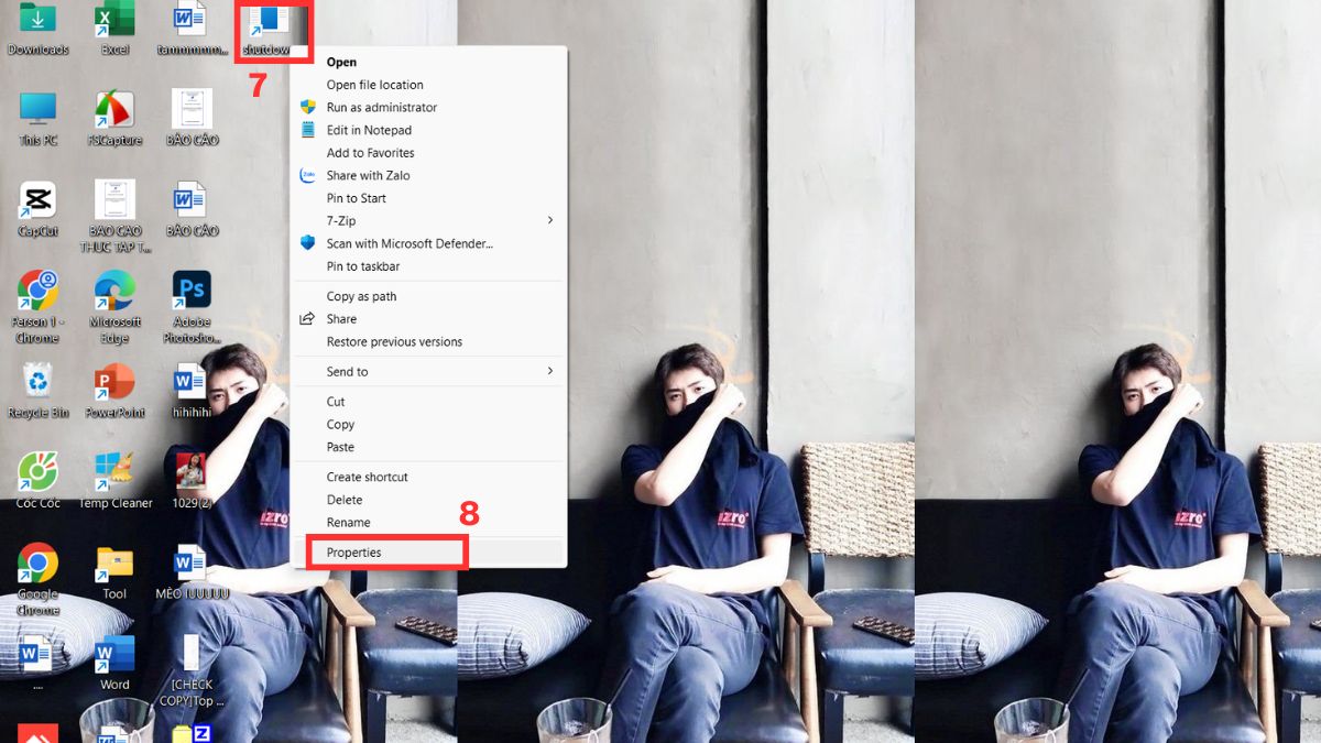 Cách tạo phím tắt Shutdown, Restart máy tính