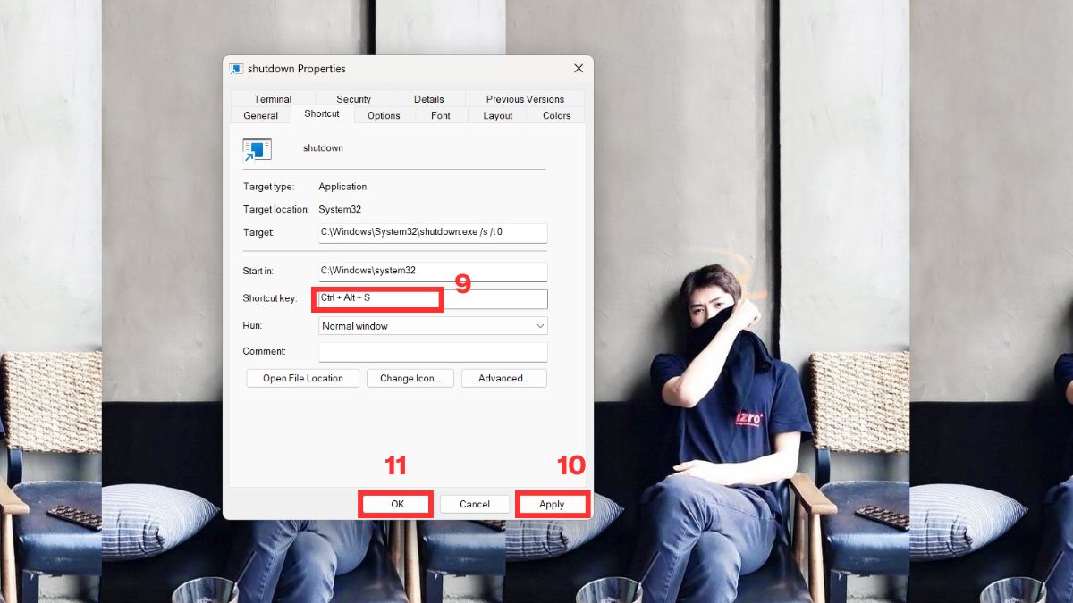 Cách tạo phím tắt Shutdown, Restart máy tính
