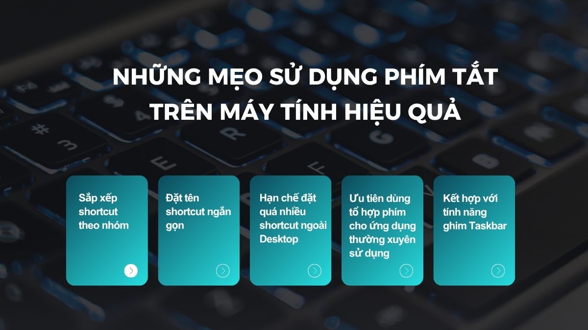 Những mẹo sử dụng phím tắt trên máy tính hiệu quả
