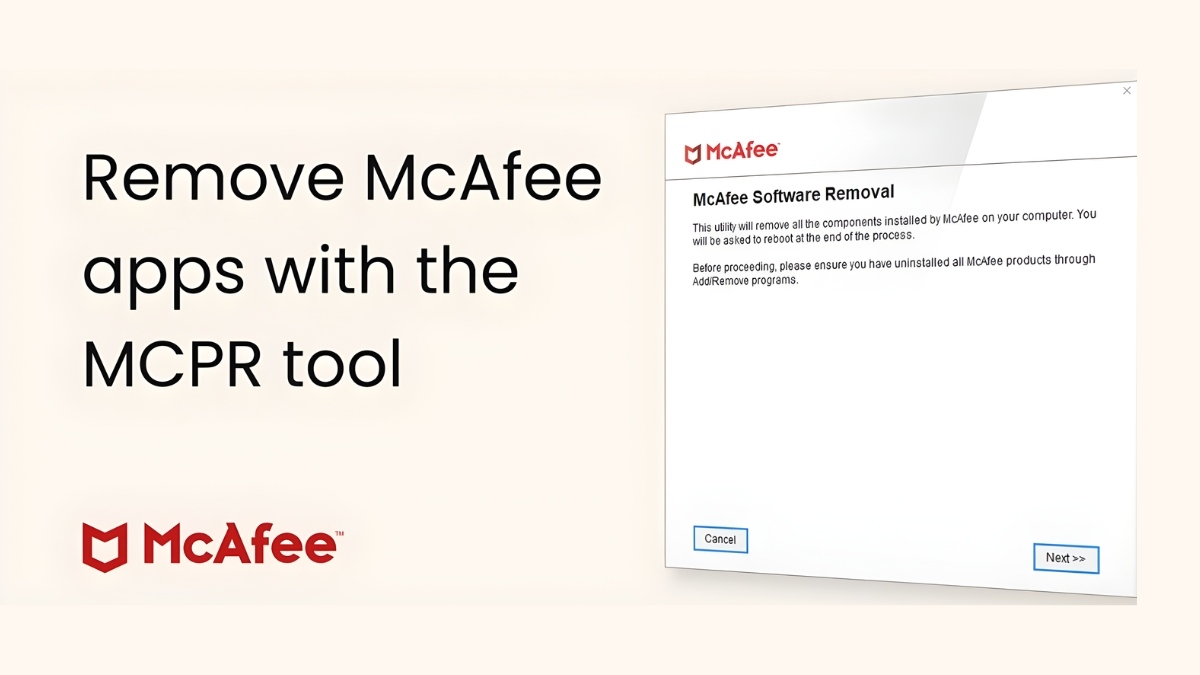 Cách xử lý khi không thể tắt hoặc gỡ McAfee trên Win 11