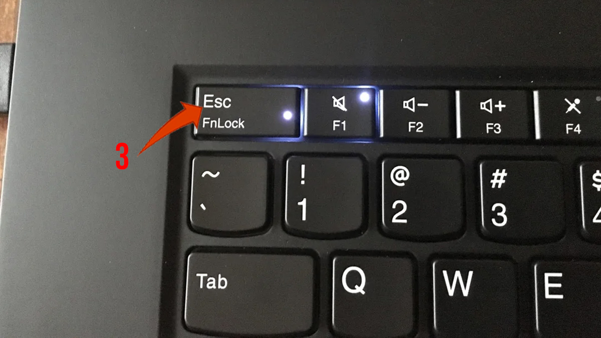 Cách tắt phím Fn trên laptop ASUS bằng Fn Lock bước 2