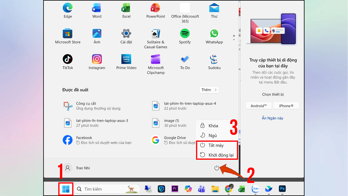 Cách tắt phím Fn trên laptop ASUS bằng BIOS bước 1