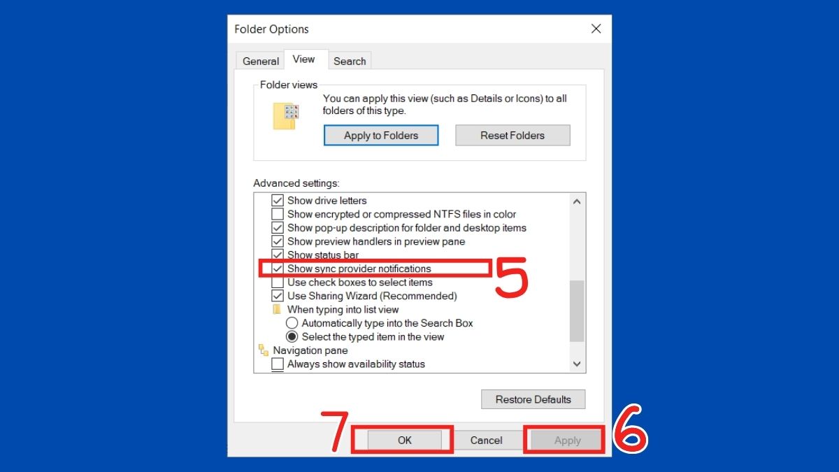 Tắt quảng cáo trên Win 10 trong File Explorer bước 3