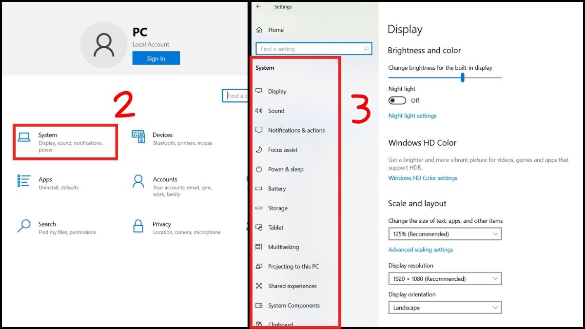 Tắt quảng cáo trên Win 10 bằng Notifications & Actions bước 2