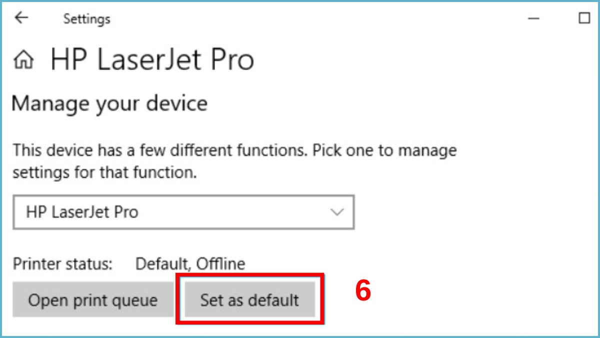 Cách tắt tính năng Print to File Win 10 trong Setting bước 3