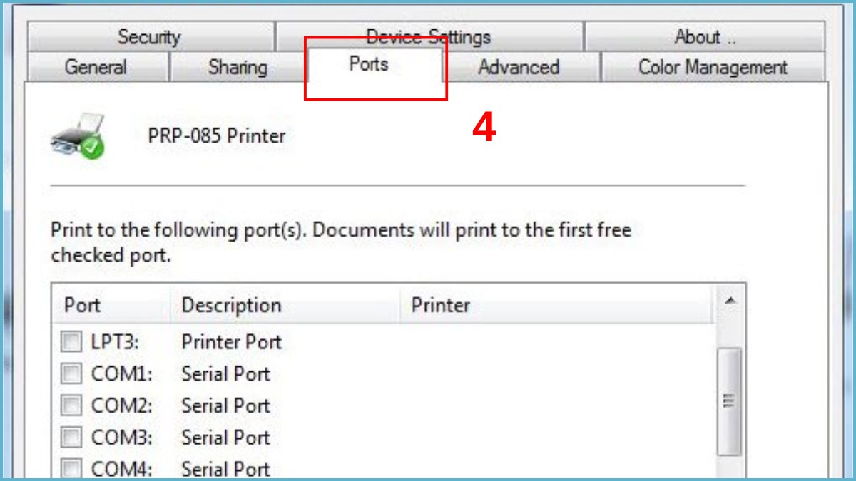 Cách tắt tính năng Print to File Win 10 trong Devices and Printers bước 3