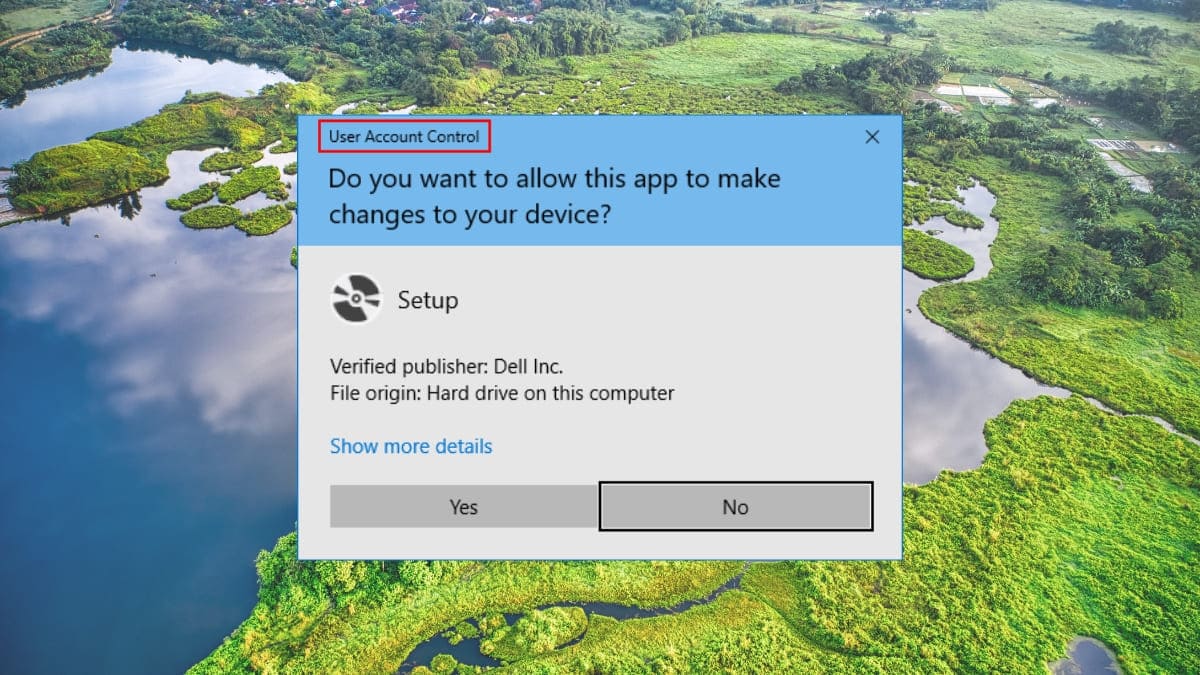 Tắt User Account Control Win 10 loại bỏ thông báo rườm rà 