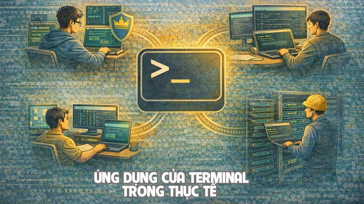 Terminal được dùng để làm gì trong thực tế?