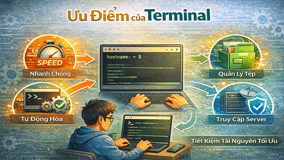 Ưu điểm của Terminal