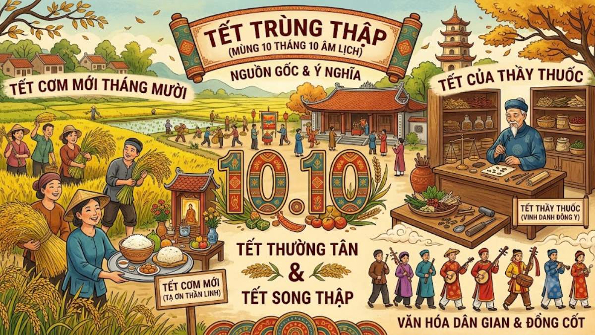 Tết 10/10 là cách gọi phổ biến của ngày mùng 10 tháng 10 âm lịch.