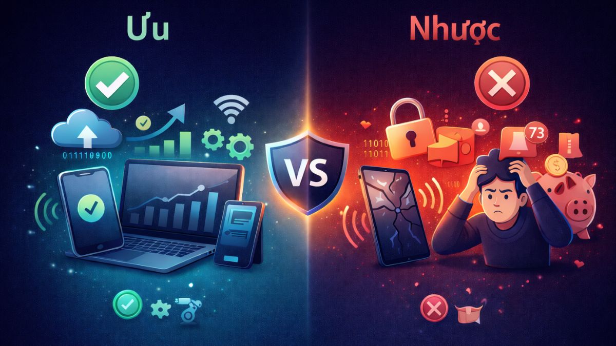 Ưu và nhược điểm của thiết bị số