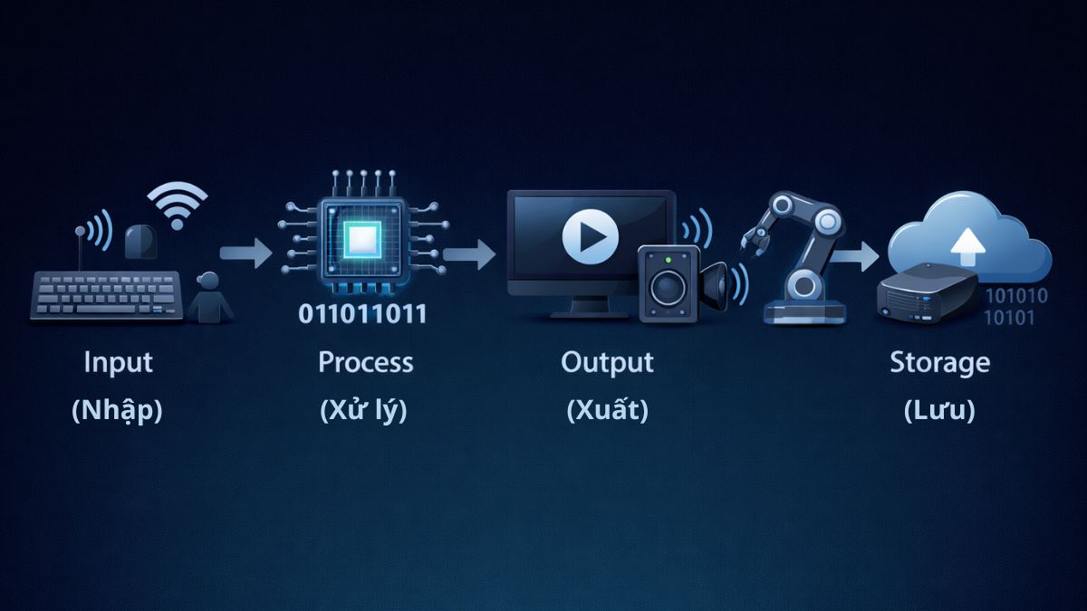 Thiết bị số hoạt động như thế nào?