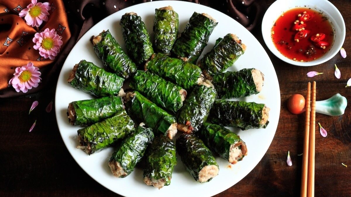 thịt xay làm món gì ngon: Chả lá lốt từ thịt xay