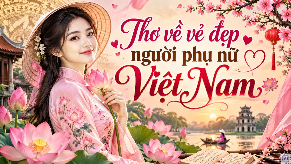 Câu thơ ngắn về vẻ đẹp người phụ nữ Việt Nam