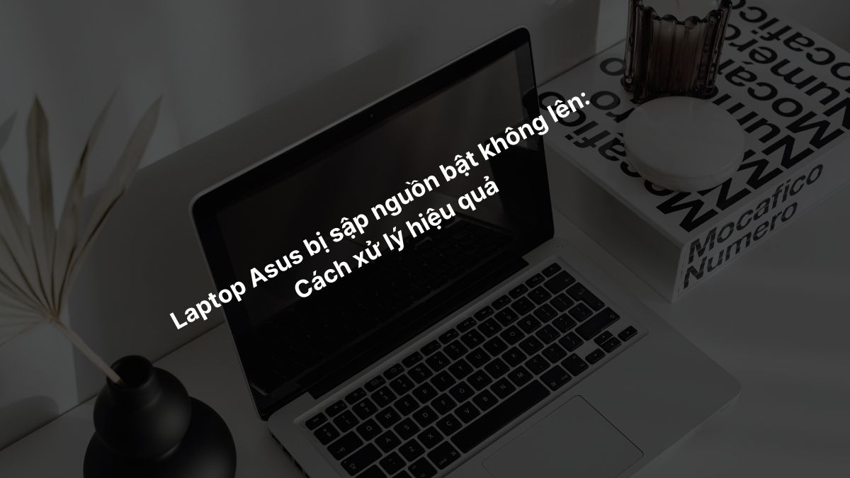 Laptop Asus bị sập nguồn bật không lên: Cách xử lý hiệu quả