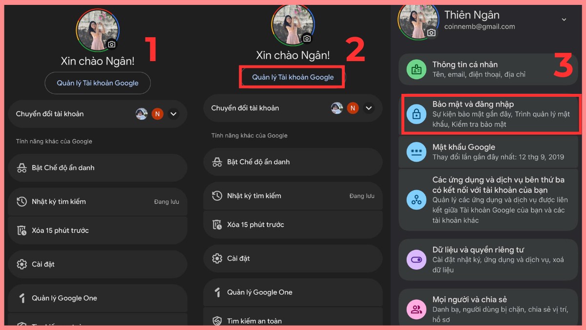 Cách tìm laptop bị mất qua Gmail và tài khoản Google bước 1