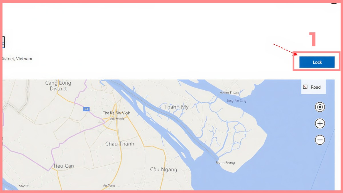 Cách khóa thiết bị từ xa bước 1