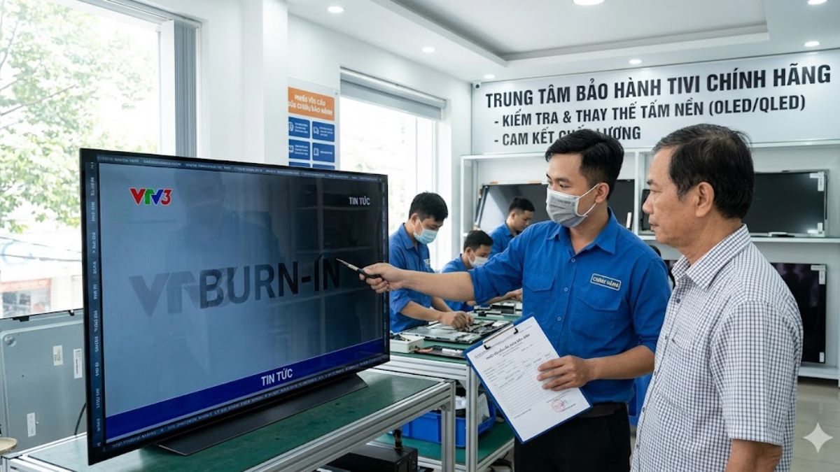 Cách khắc phục tivi bị lưu ảnh hiệu quả