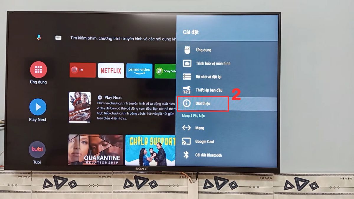 Sửa lỗi tivi Sony không nhận điều khiển do tivi: Cập nhật phần mềm hệ thống