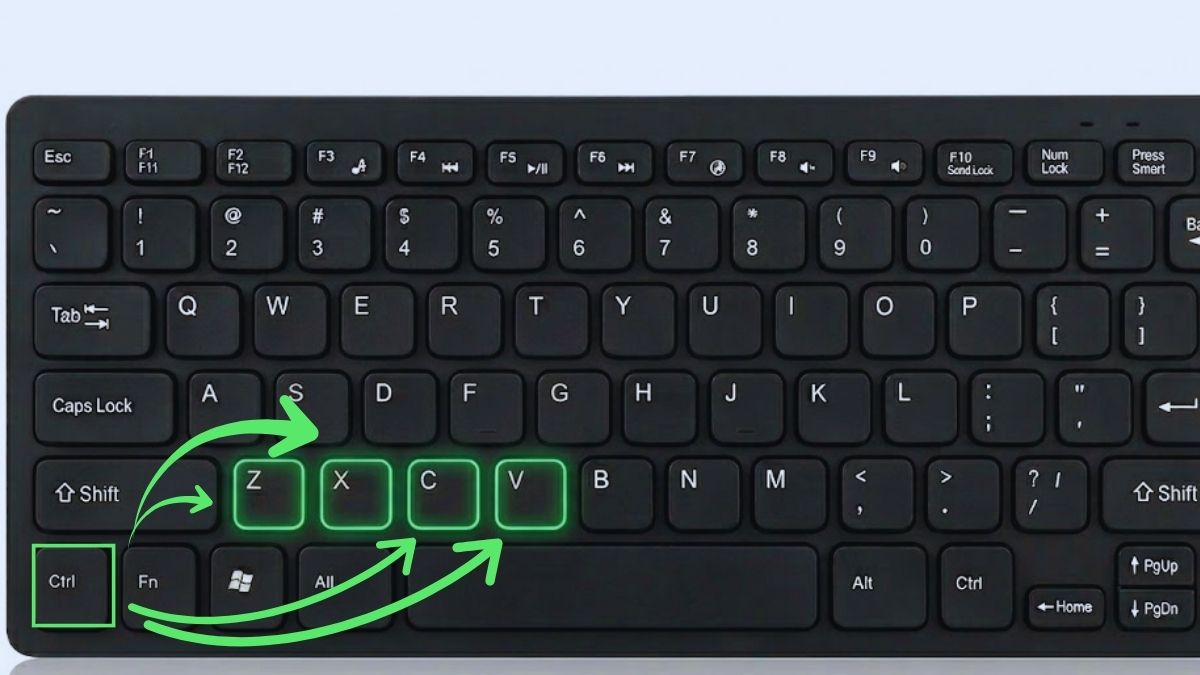 Các tổ hợp phím tắt máy tính Windows: Sao chép, dán