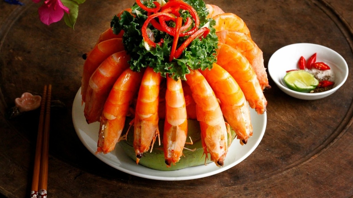 Các món tôm hấp ngọt thịt, giữ trọn dinh dưỡng