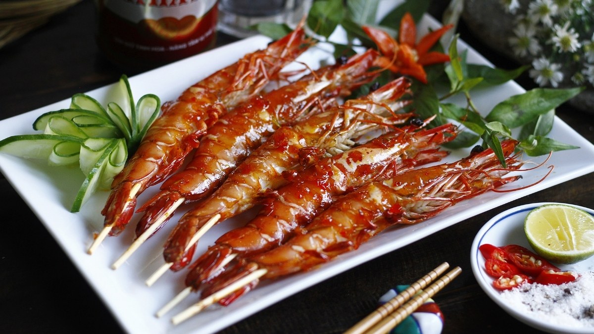 Các món tôm nướng thơm ngon cho bữa tiệc cuối tuần