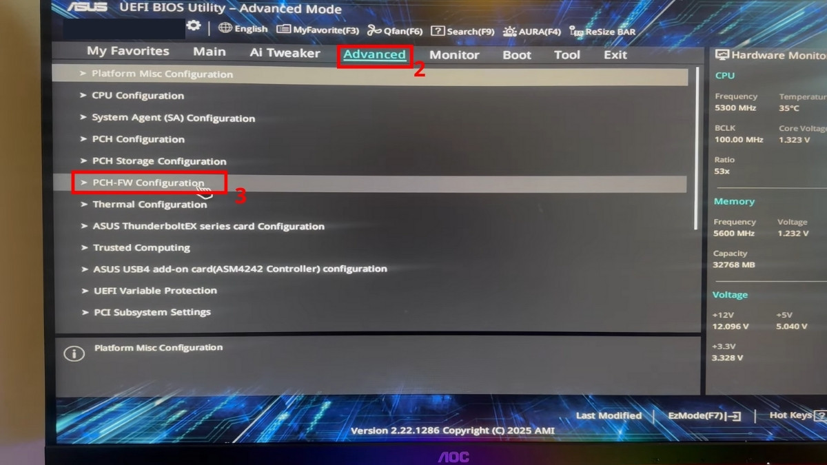 Cách bật TPM 2.0 trên máy tính bước 2
