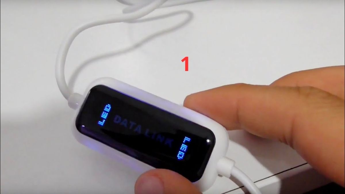 Cách truyền dữ liệu giữa 2 máy tính bằng cáp USB bước 1