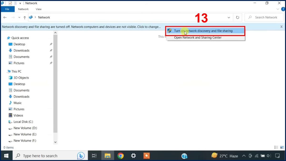Truyền dữ liệu giữa 2 máy tính qua mạng WiFi bước 3