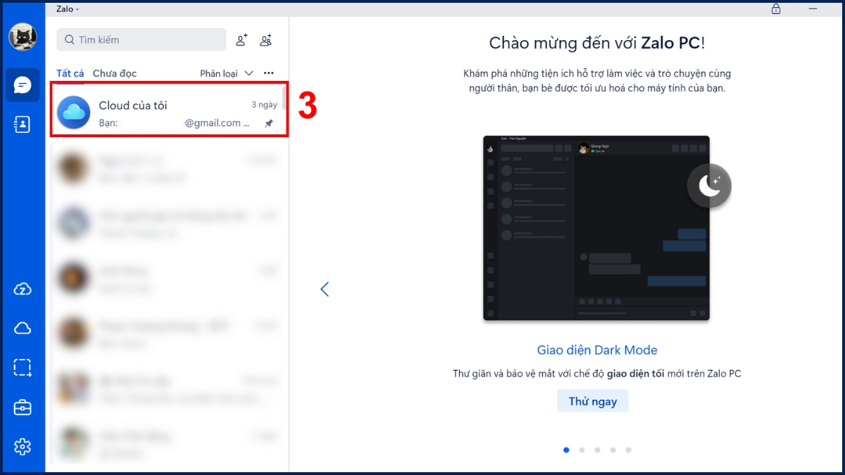 Truyền dữ liệu giữ 2 máy tính qua email/ứng dụng chat bước 2