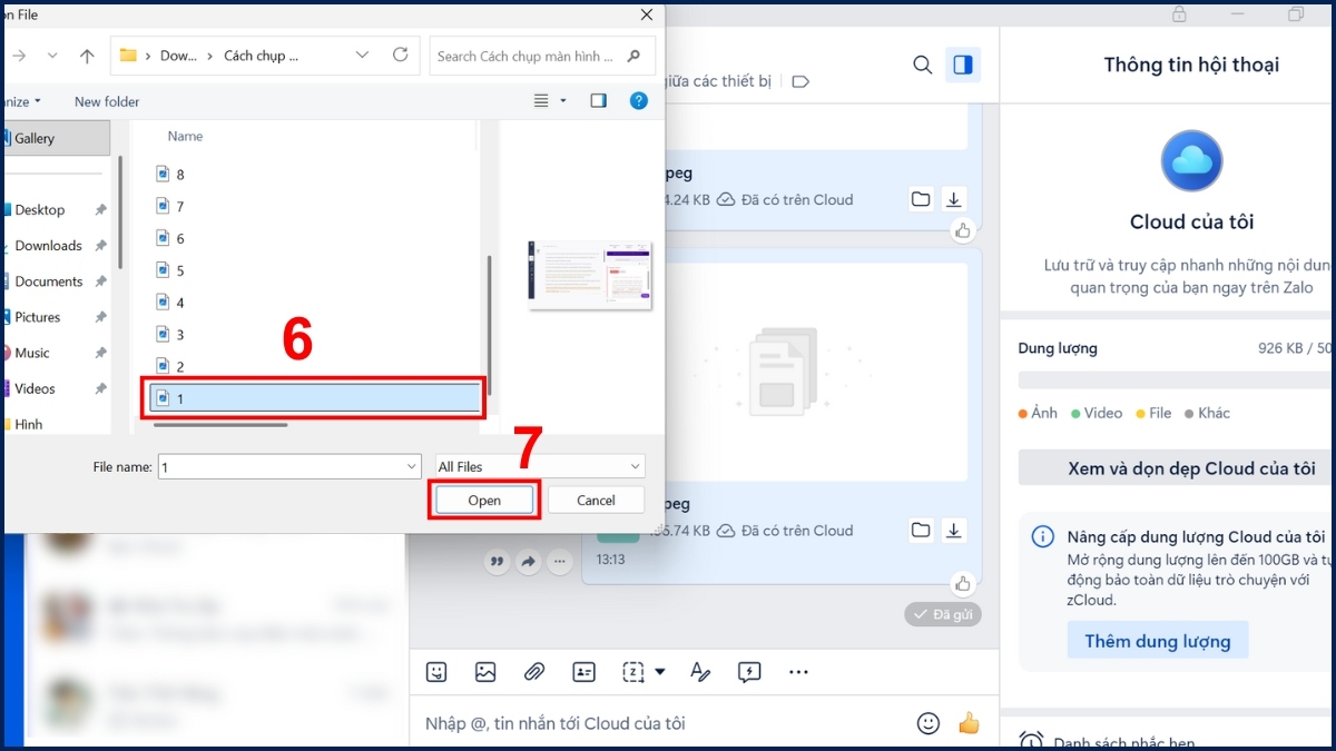 Truyền dữ liệu giữ 2 máy tính qua email/ứng dụng chat bước 2