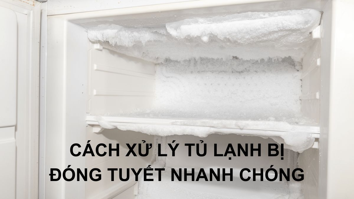 Tủ lạnh đóng tuyết có tốn điện không? Nguyên nhân và cách xử lý