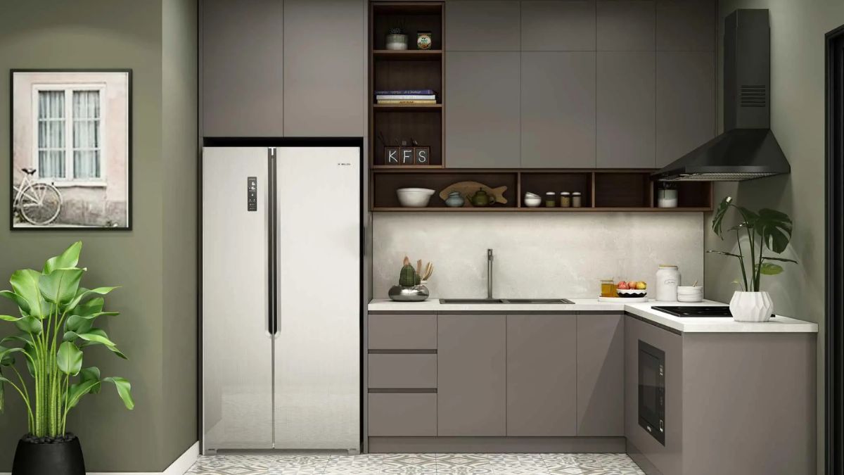 Cách khắc phục tủ lạnh kêu bụp bụp: Đặt tủ lạnh ở vị trí cân bằng