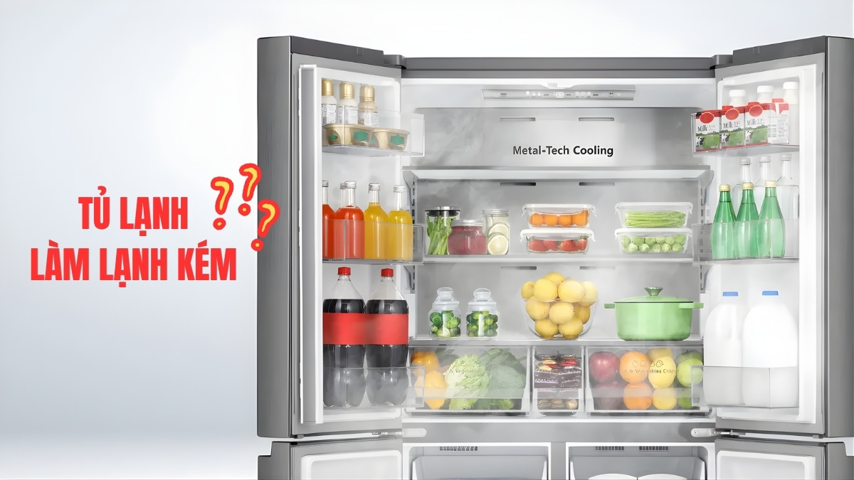 Nguyên nhân và cách khắc phục tủ lạnh làm lạnh kém hiệu quả