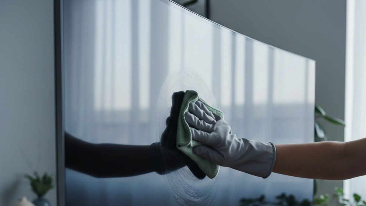 Cách vệ sinh màn hình tivi màn hình cong