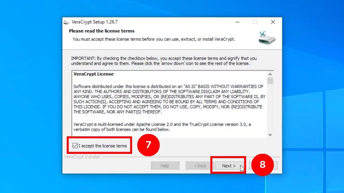 Cách tải và cài đặt VeraCrypt trên máy tính