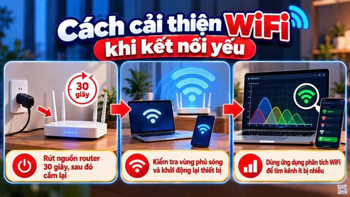 Những yếu tố ảnh hưởng đến chất lượng WiFi
