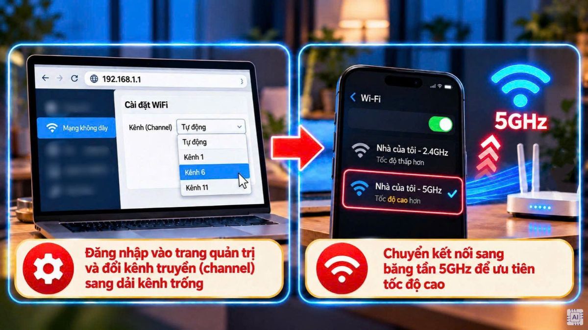 Những yếu tố ảnh hưởng đến chất lượng WiFi