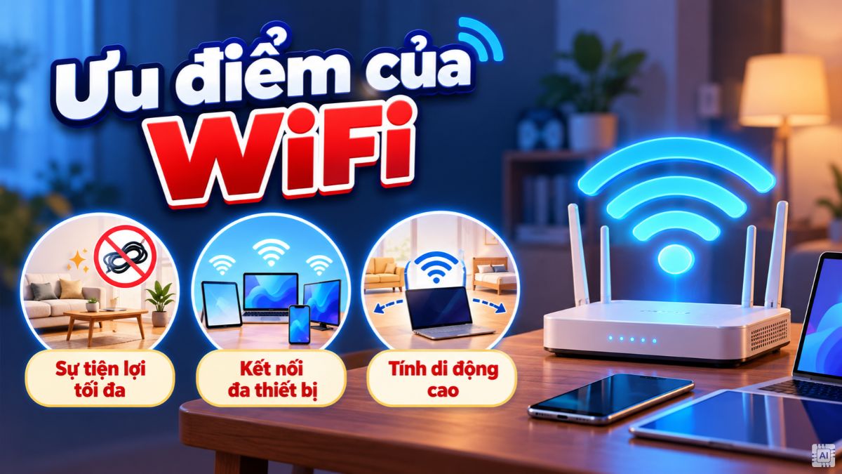 Ưu điểm của WiFi