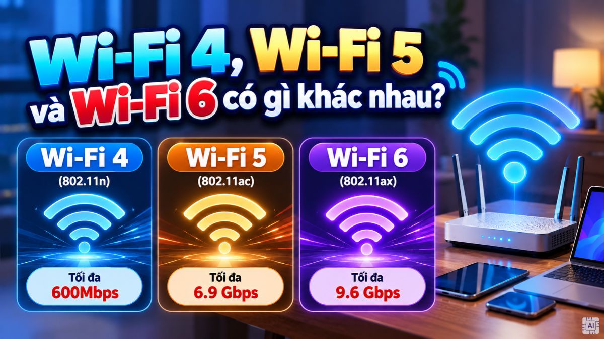 Các chuẩn WiFi phổ biến hiện nay