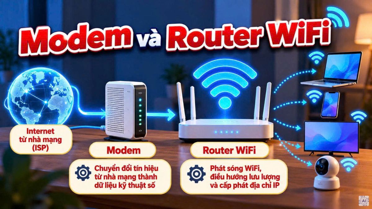 Các thiết bị phát WiFi phổ biến