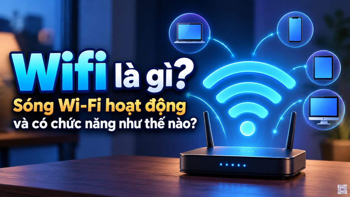 Wifi là gì? Sóng Wi-Fi hoạt động và có chức năng như thế nào?