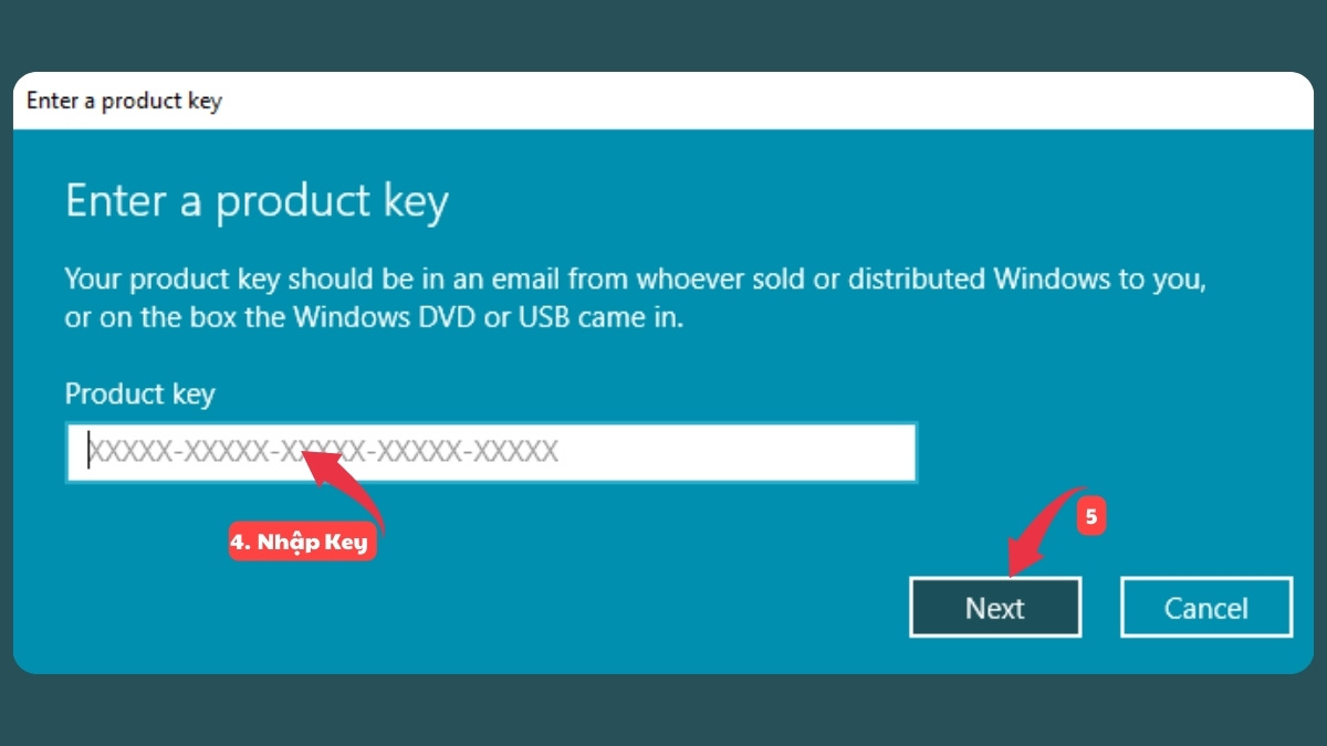 Hướng dẫn cài đặt Win 10 Enterprise đúng chuẩn bước 5