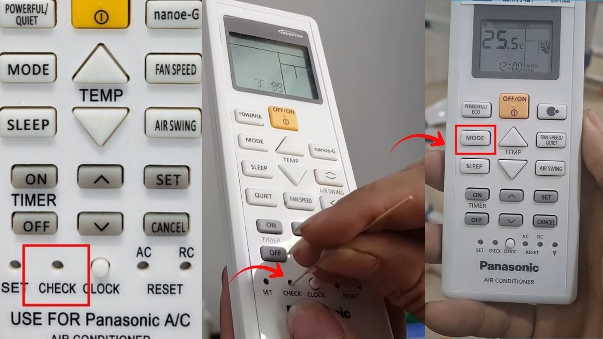 Hướng dẫn kiểm tra lỗi máy lạnh Panasonic chính xác
