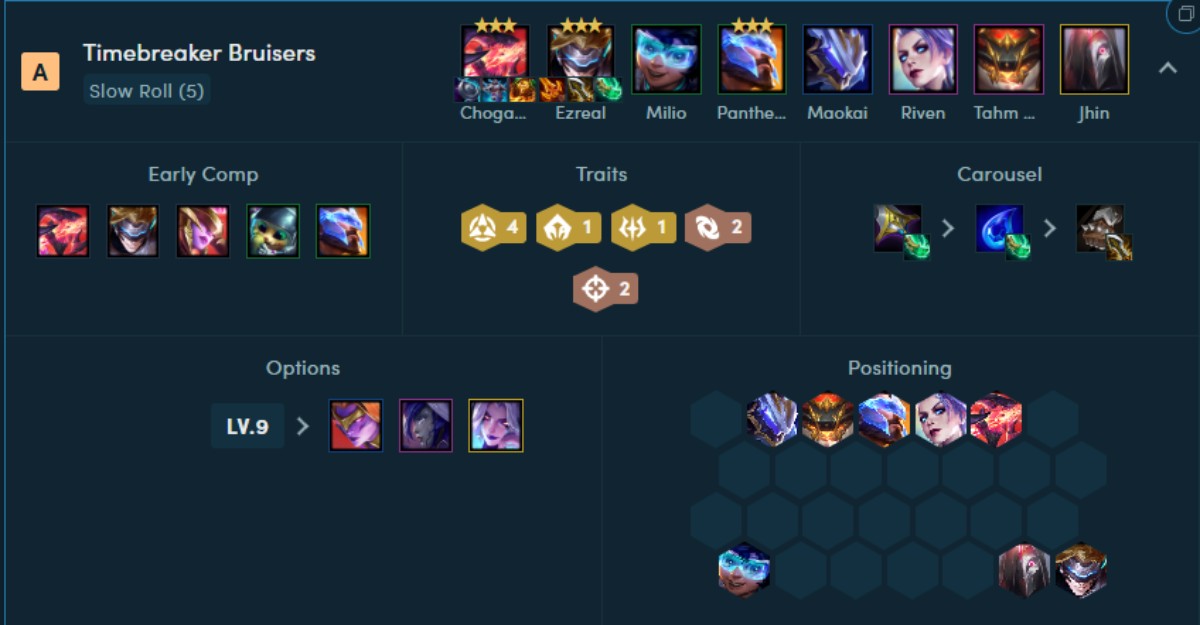 Ezreal Thời Không ĐTCL mùa 17