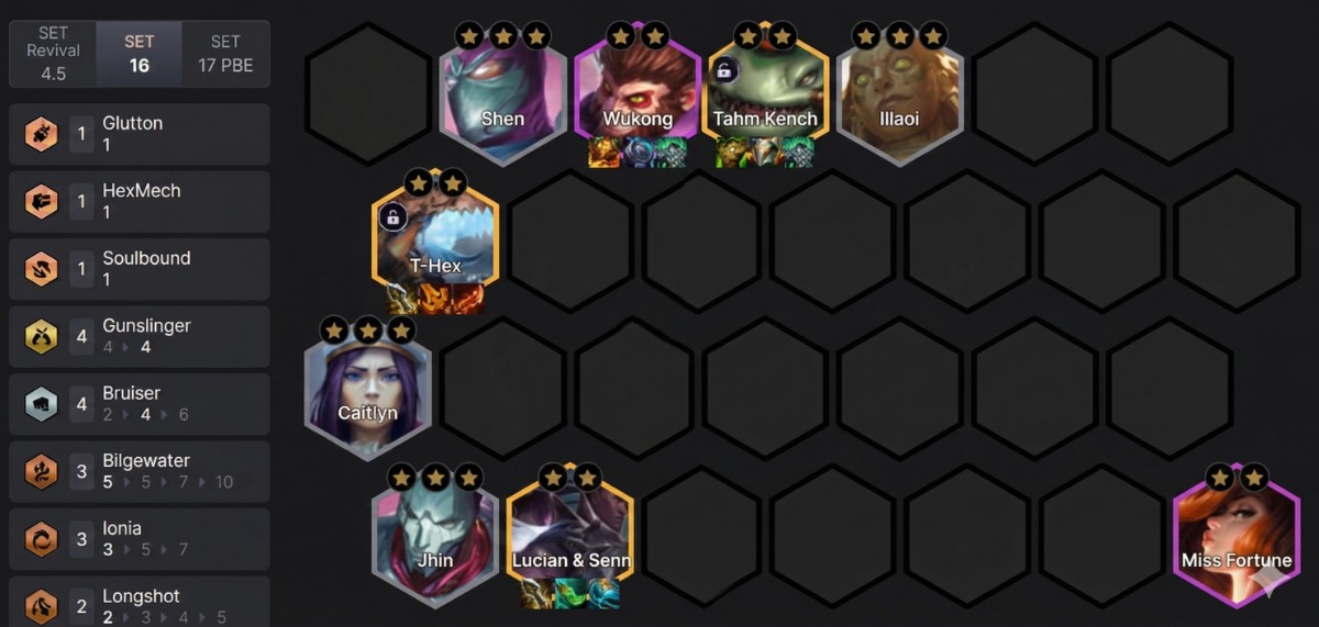 Jhin T-Hex ĐTCL 16.8