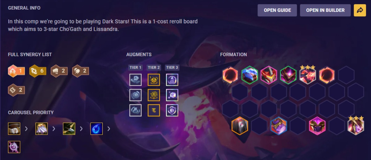 Lissandra Hắc Tinh reroll